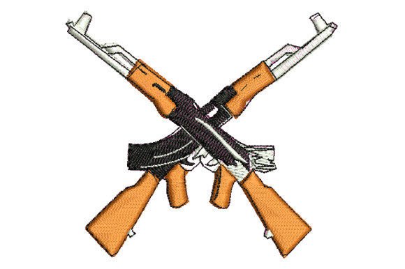 Crossed AK47s: A Designer’s Review for Branded Merch