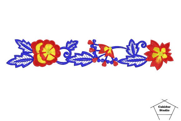 Red Blue Flower Border: A Designer’s Review