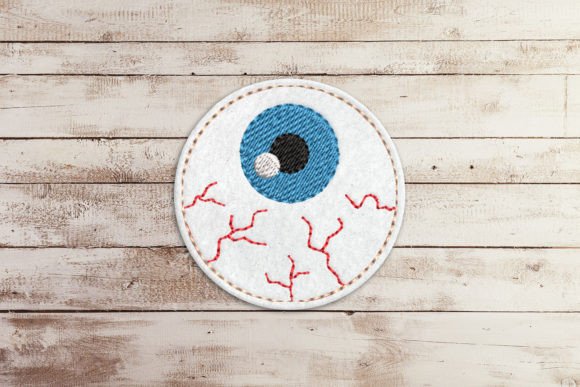 Review: Realistic Eyeball Feltie Applique for Halloween