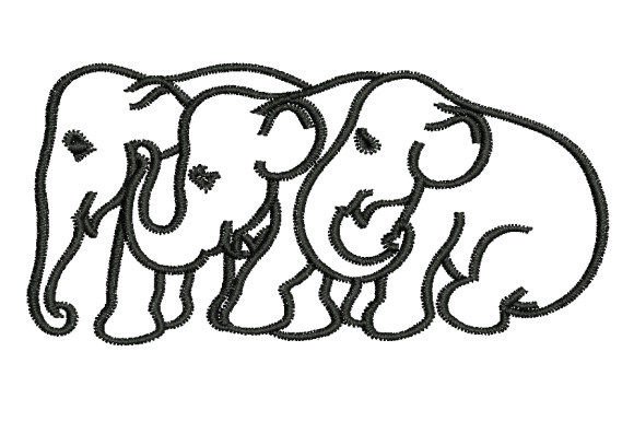 Triplets Elephants: A Holiday Embroidery Review